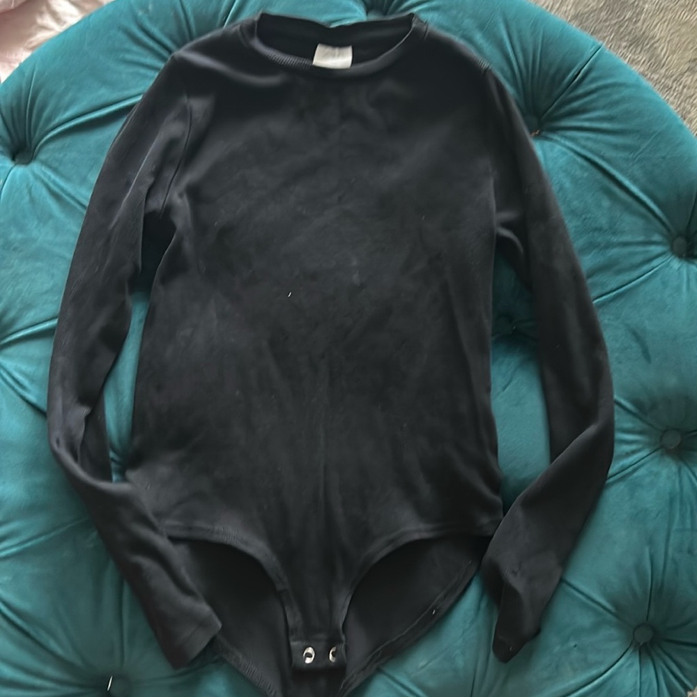 Zara girls long sleeve bodysuit